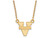 14k Yellow Gold Logoart University Of Virginia Small Pendant Necklace