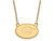 Logoart Sterling Silver Gp University Of Georgia Small Pendant Necklace GP015UGA18AE