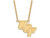 10k Yellow Gold Logoart University Of Central Florida Large Pendant Necklace