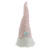 16" Pink and White Spring and Easter Gnome Table Top Head with a Blue Flower