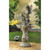 41.25" Gray Fairy Solar Powered Outdoor Garden Water Fountain
