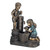 29.5" Black and Brown Doggy Wash Outdoor Garden Water Fountain