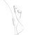Urbanista SanFrancisco ErgonoMic Earphones w/ Remote and Mic Fluffy Cloud White