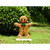 27" Brown and White Gingerbread Boy Christmas Statue
