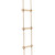 96" Brown and Beige Outdoor Gymnastic Climbing Rope Ladder