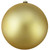 Matte Vegas Gold Shatterproof Christmas Ball Ornament 8" (200mm)