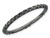 Stackable Expressions Sterling Silver Black-plated Criss-cross Stackable Ring QSK189 - QSK189T5