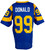 Aaron Donald Signed Custom Blue Pro Style Football Jersey JSA ITP