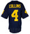 Nico Collins Signed Custom Navy Blue College Style Football Jersey JSA ITP