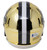 Taysom Hill Signed New Orleans Saints Mini Chrome Speed Replica Helmet BAS ITP