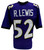 Ray Lewis Unsigned Custom Pro-Style Purple Football Jersey Size X-Large