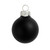 8ct Black Matte Glass Christmas Ball Ornaments 3.25" (80mm)