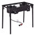 Costway Double Burner Gas Propane Cooker Outdoor Camping Picnic Stove Stand BBQ Grill