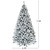 Costway 7.5ft Snow Flocked Hinged Christmas Tree Unlit Metal Stand