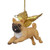 3.5" Pug Dog Angel Christmas Ornament