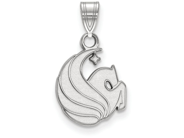 Sterling Silver University of Louisville Large I Love Logo Pendant by  LogoArt