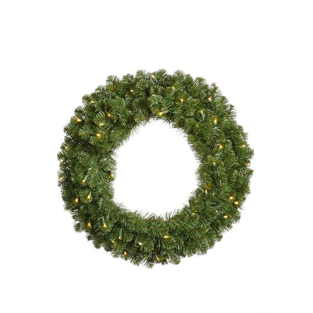 Member's Mark Pre-Lit 32 Evergreen Wreath