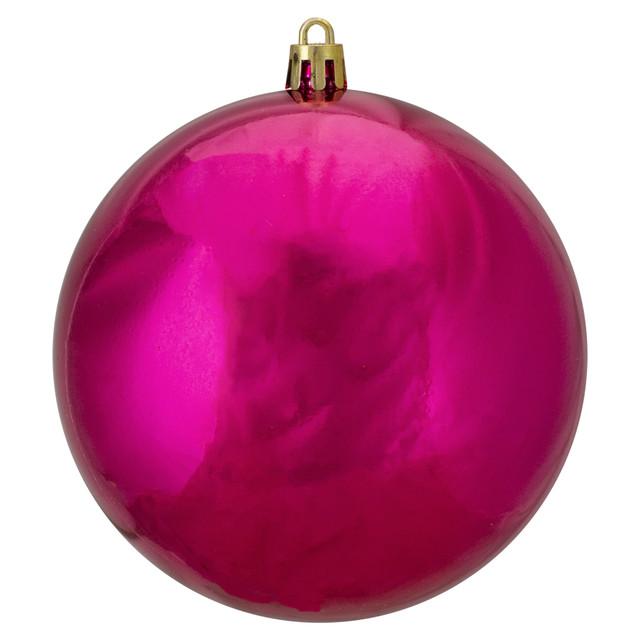 Purple Shiny Ball Ornament, 4