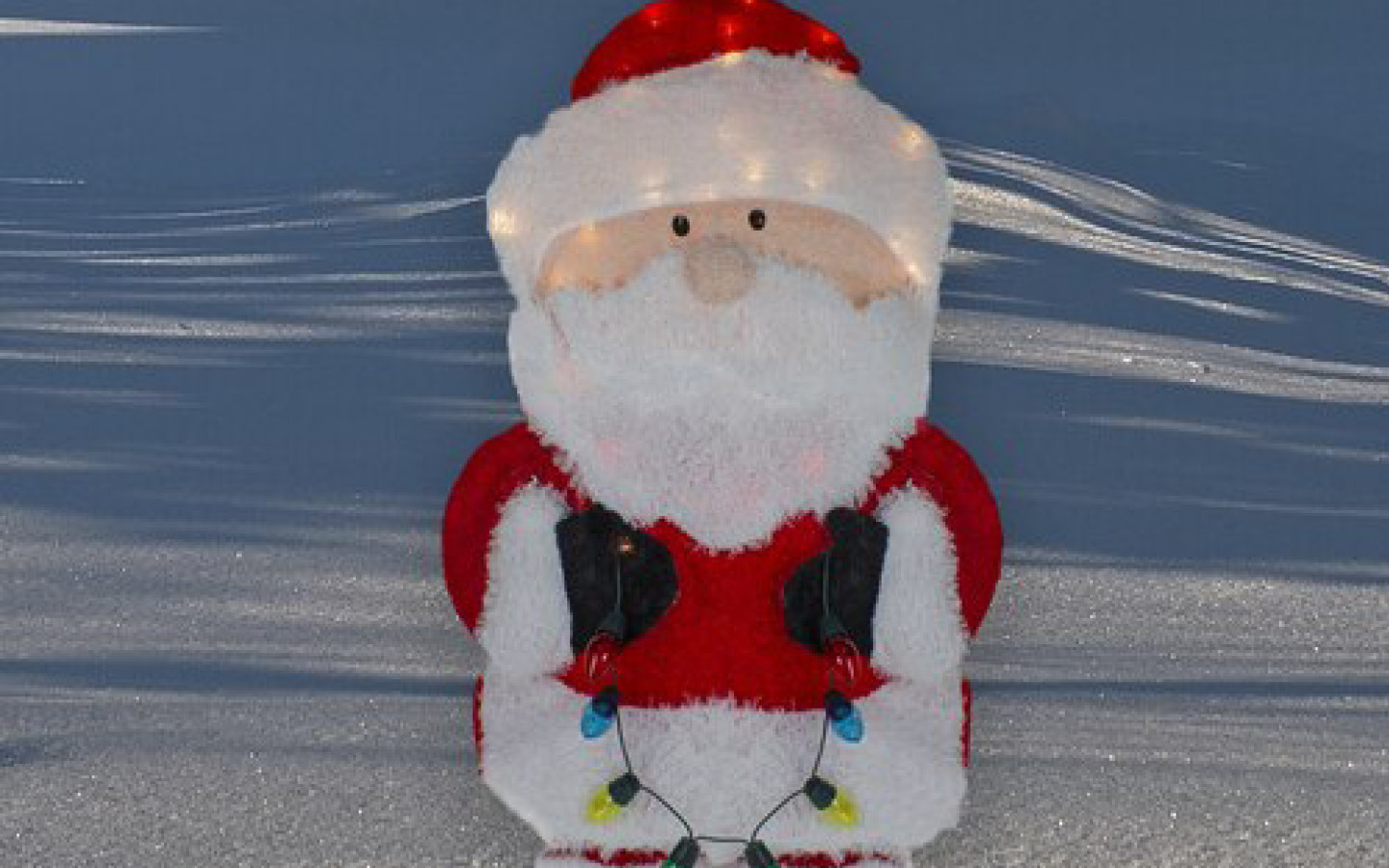 Winter Frost Life-Size Santa Christmas Decoration