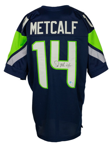 Limited Youth D.K. Metcalf Silver Jersey - #14 Football Seattle