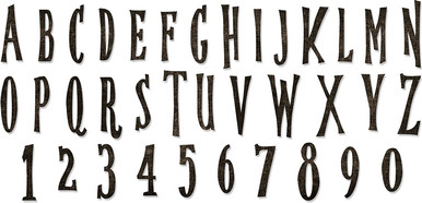 Sizzix Bigz XL Die By Tim Holtz-Handmade Alphabet