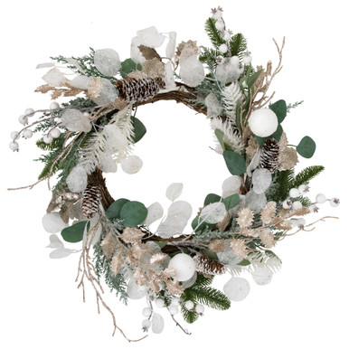 2022white × green christmas wreathe① Large Elf Christmas Wreath - Boy Elf - Whimsical Elf Wreath