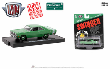 M2 Machines Auto-Drivers 1:64 R108 1969 Dodge Dart Swinger 340