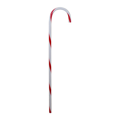 Set of 24 Red & White Striped Candy Cane Christmas Decor - 32-Inches ...