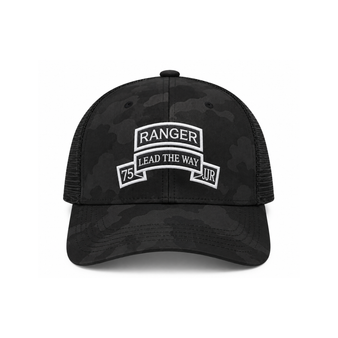 Black Camo Trucker Hat