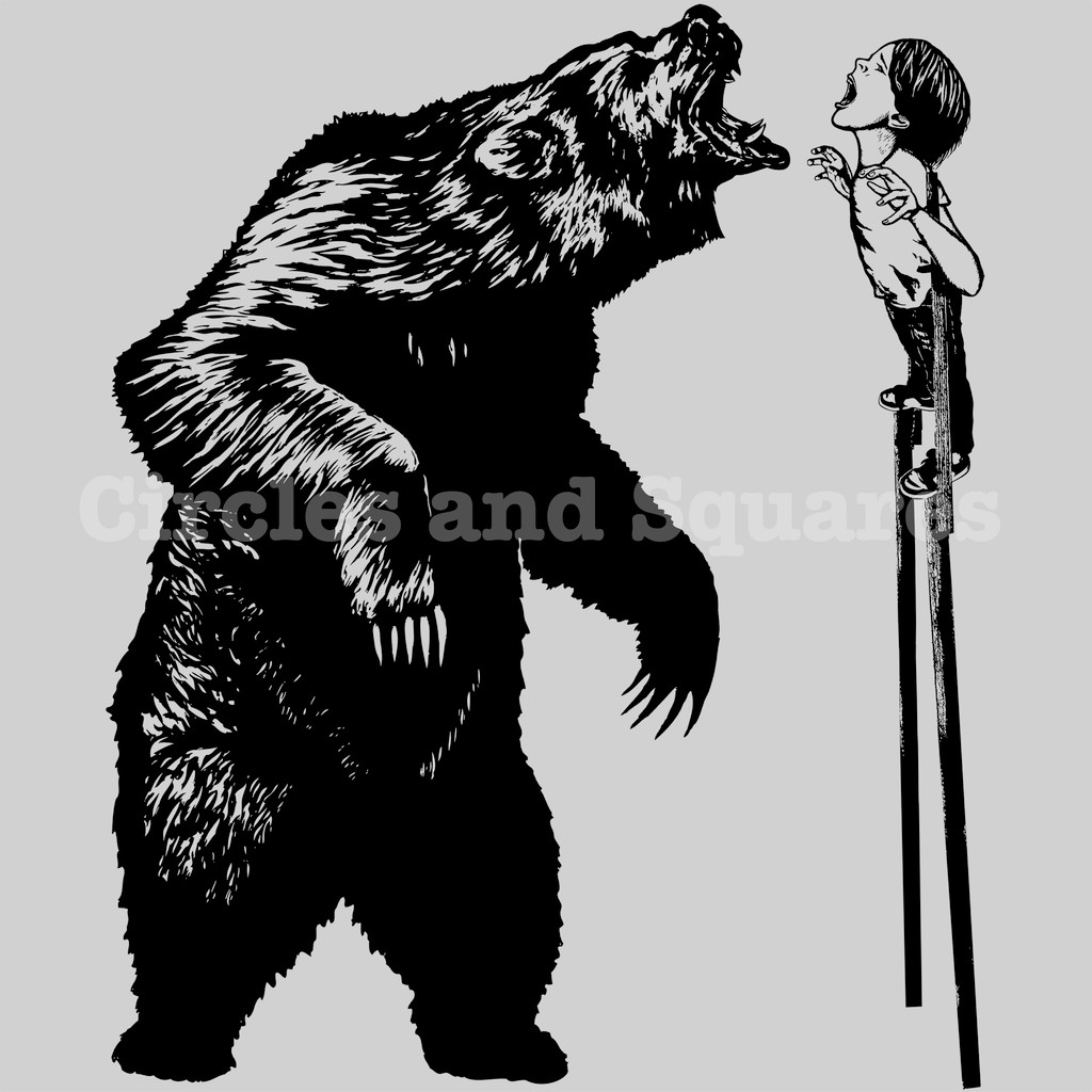 FIERCE ON STILTS - unisex tee for men and women