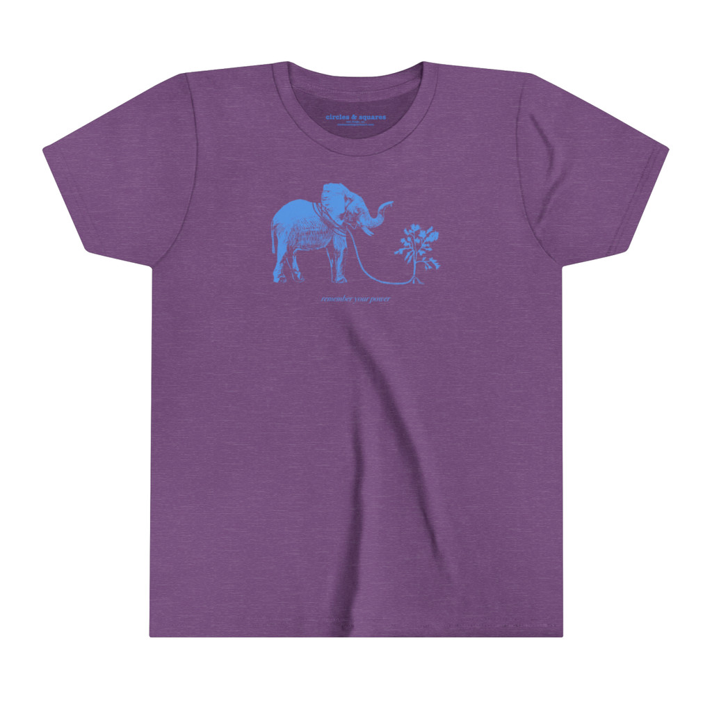  REMEMBER YOUR POWER - kids unisex tee - 3 colors - blue ink