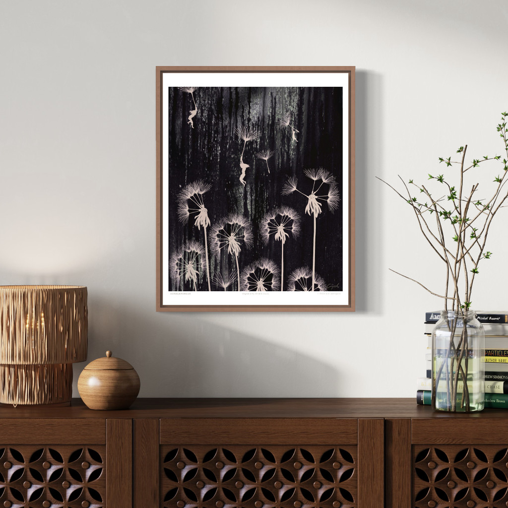 DANDELION DREAM - poster - 3 sizes - FREE SHIPPING