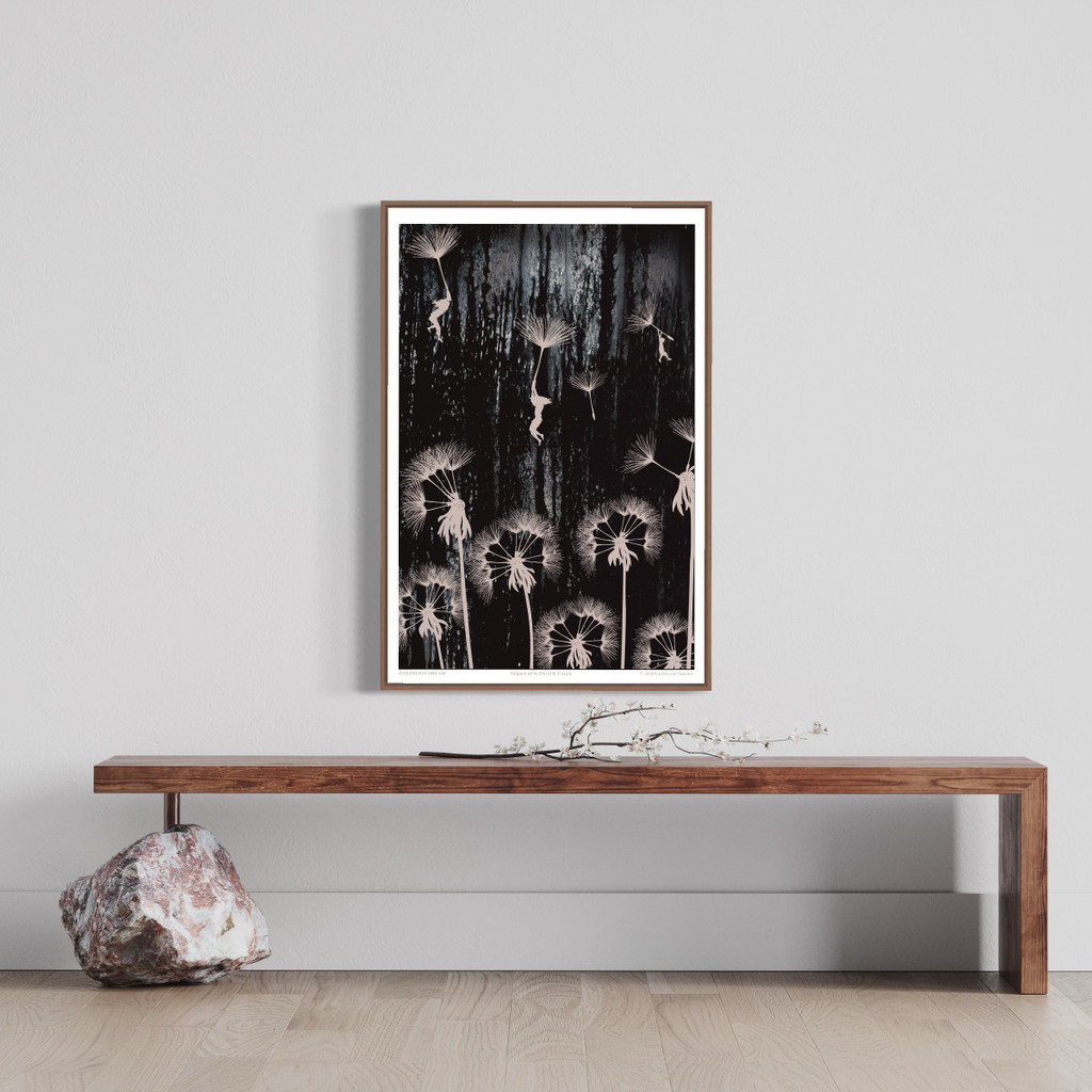 DANDELION DREAM - poster - 3 sizes - FREE SHIPPING