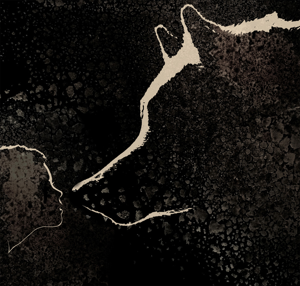 NIGHT ENCOUNTER  - poster - 3 sizes - FREE SHIPPING