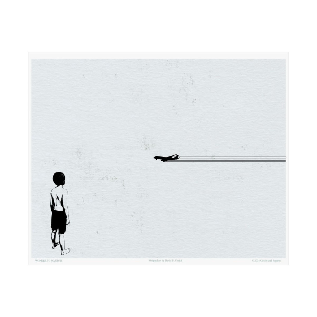 WONDER TO WANDER - poster - 3 sizes - FREE SHIPPING 