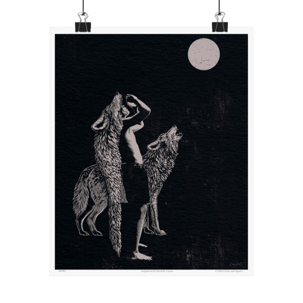 HOWL - poster - 3 sizes - FREE SHIPPING 