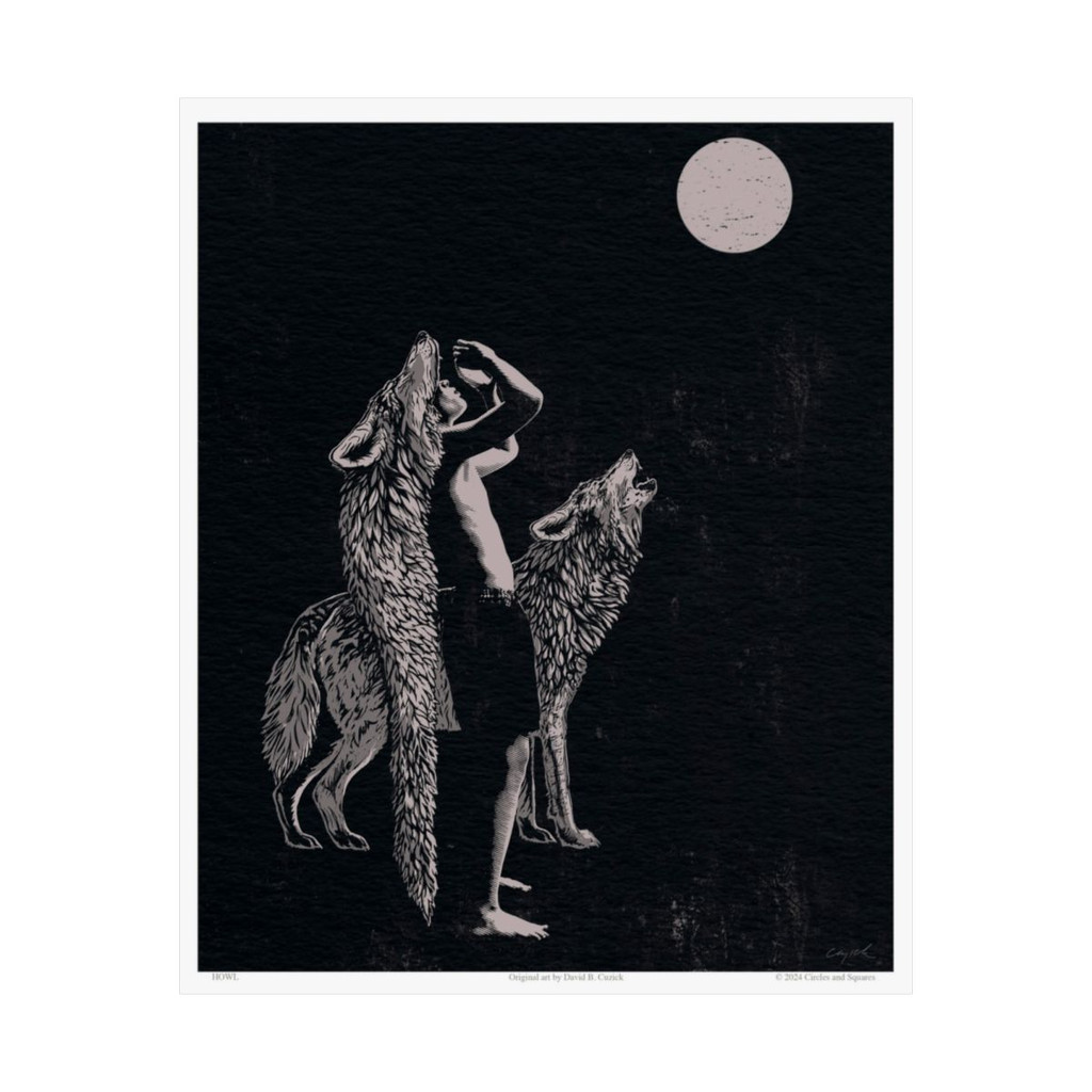 HOWL - poster - 3 sizes - FREE SHIPPING 