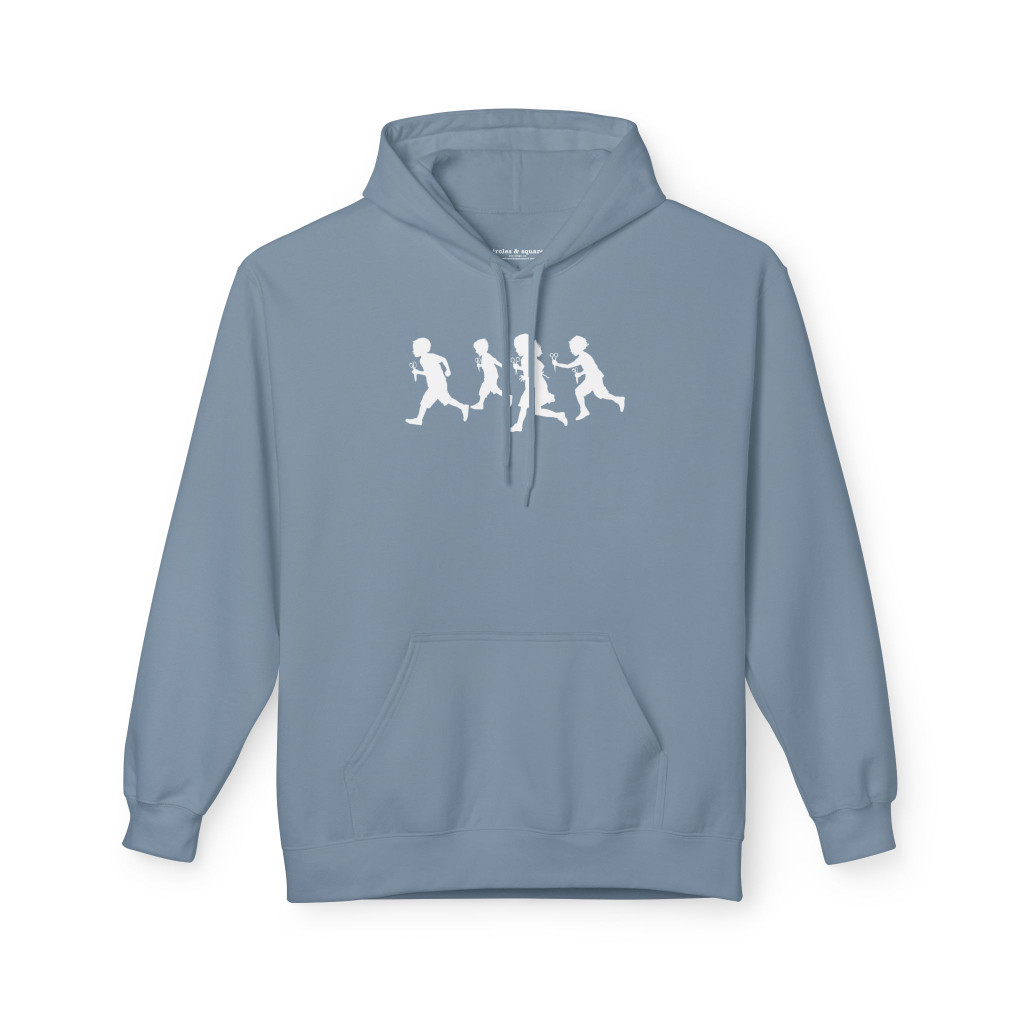 RUNNING WITH SCISSORS - Unisex Fleece Hoodie - FREE SHIPPING