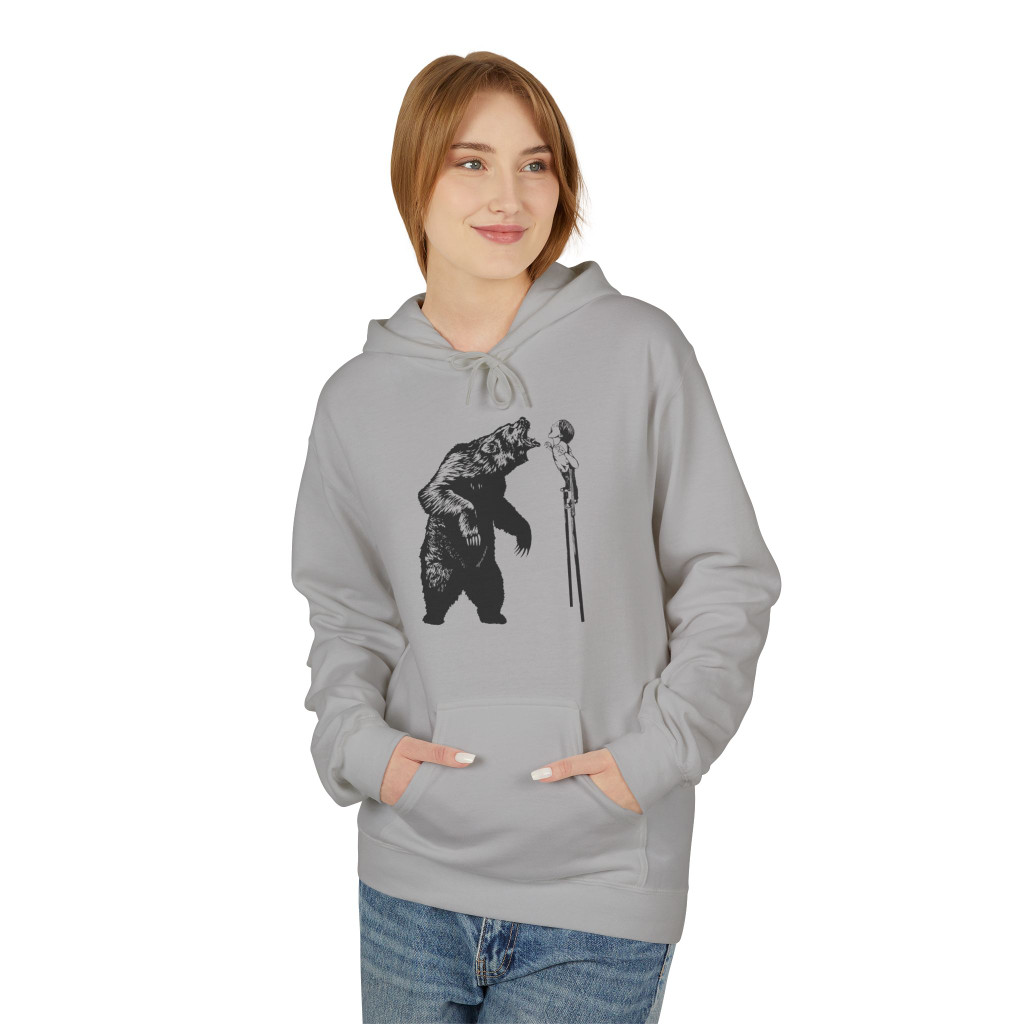 FIERCE ON STILTS - Unisex Fleece Hoodie - FREE SHIPPING 