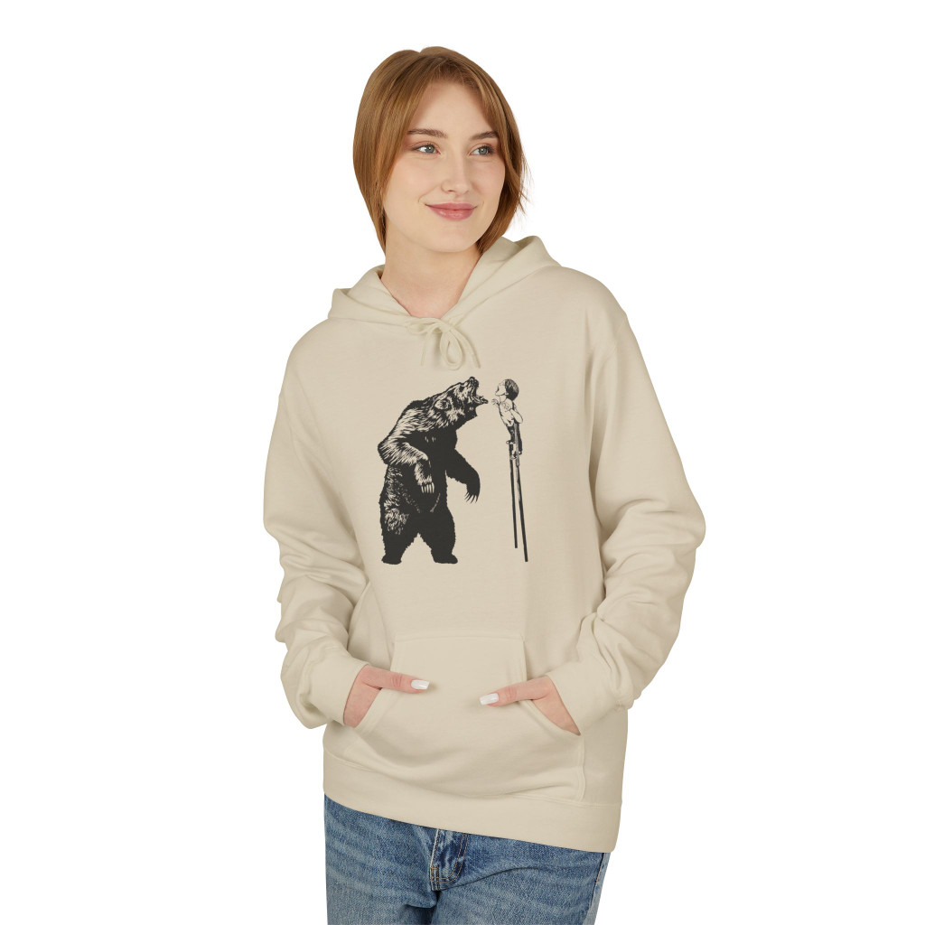 FIERCE ON STILTS - Unisex Fleece Hoodie - FREE SHIPPING 