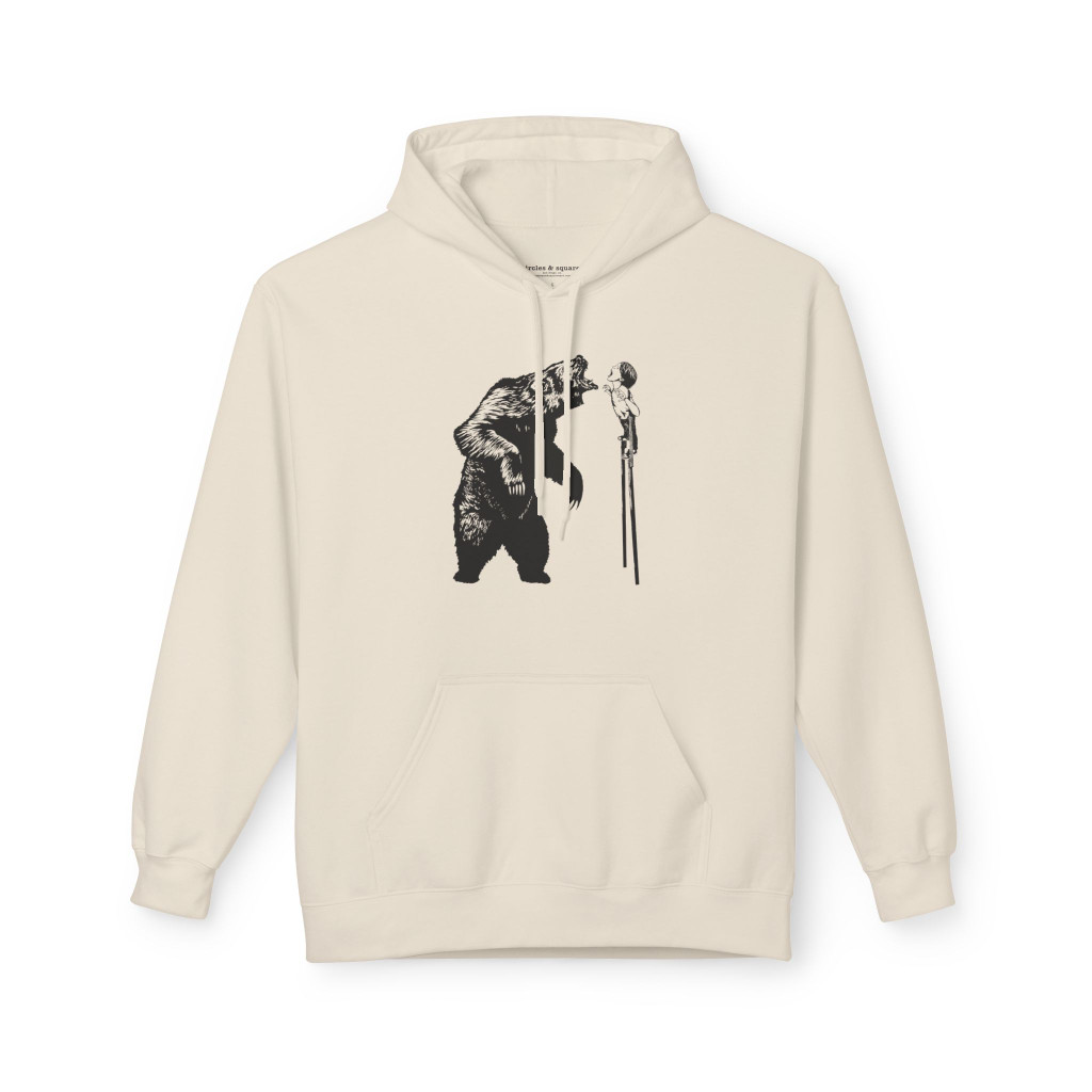 FIERCE ON STILTS - Unisex Fleece Hoodie - FREE SHIPPING 