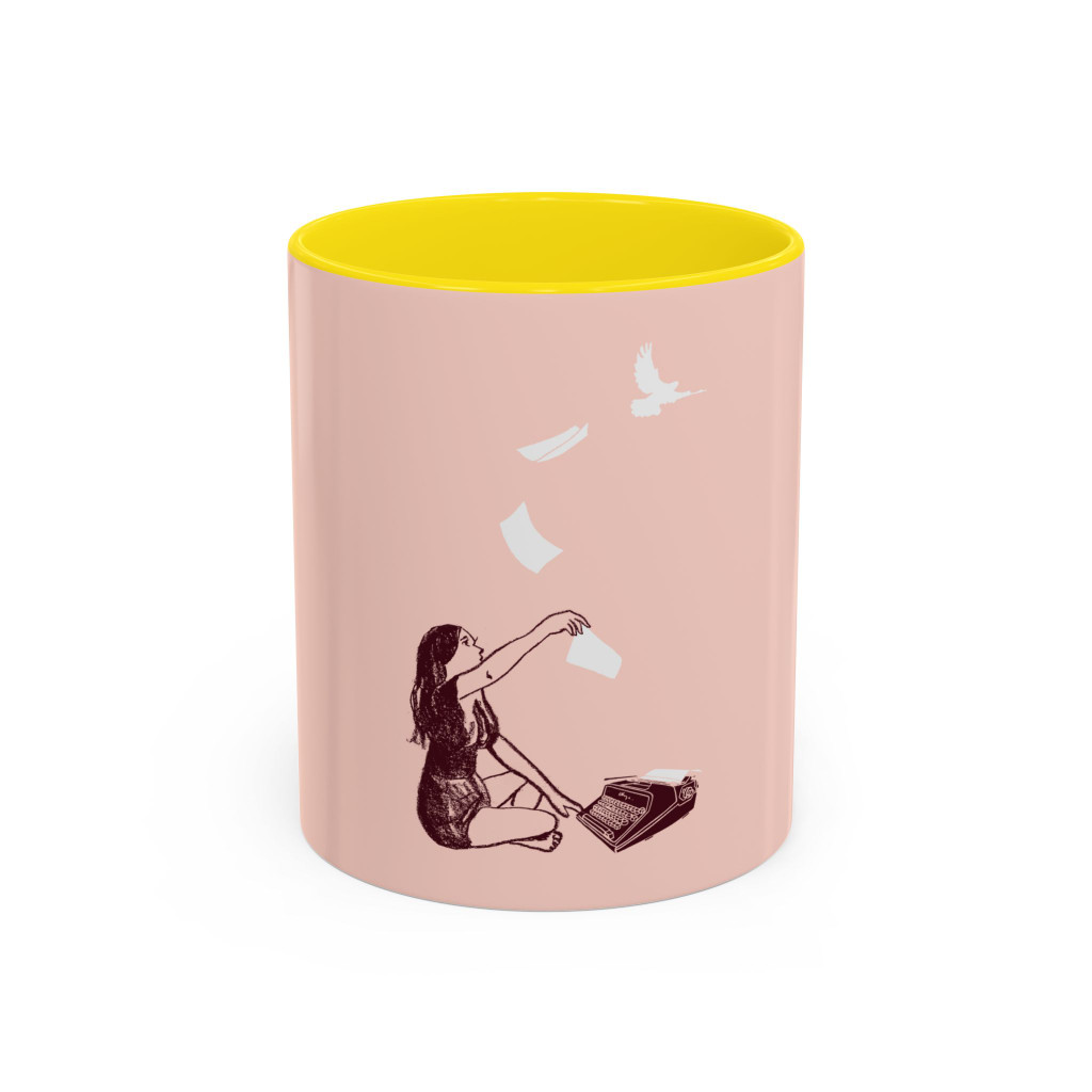 L'IDEE DE LA FILLE - Accent Coffee Mug (11 oz) - FREE SHIPPING 