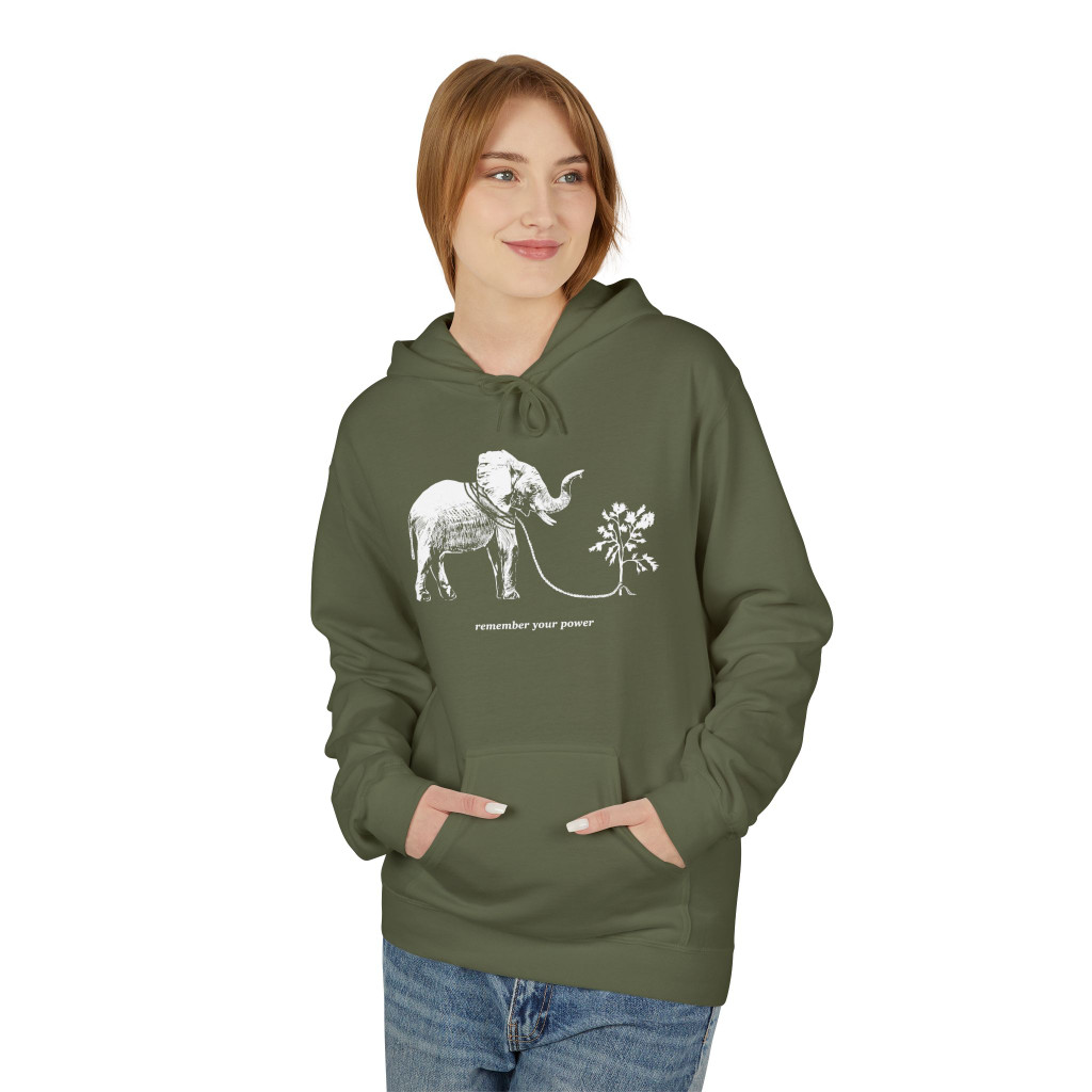 REMEMBER YOUR POWER - Unisex Fleece Hoodie - FREE SHIPPING 