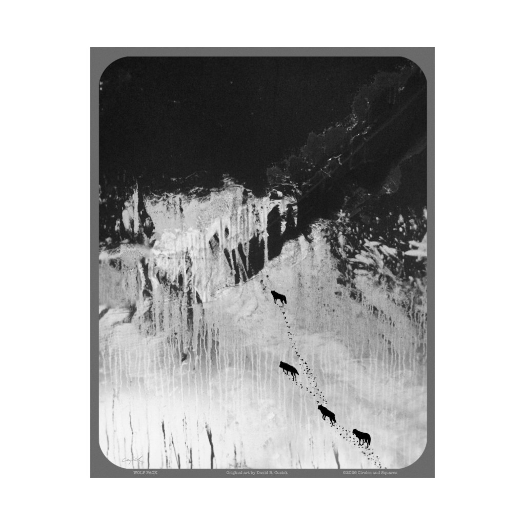 WOLF PACK - poster - 3 sizes - FREE SHIPPING 