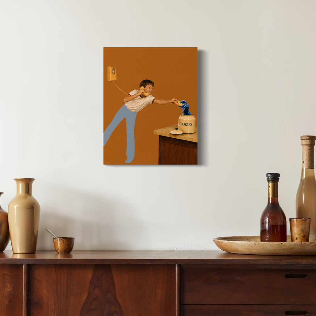 UNLIKELY FRIEND TWO - Canvas Print - 2 sizes - FREE SHIPPING 