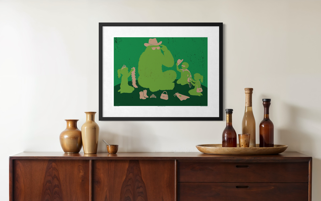 UNLIKELY FRIEND - poster - 3 sizes - FREE SHIPPING 