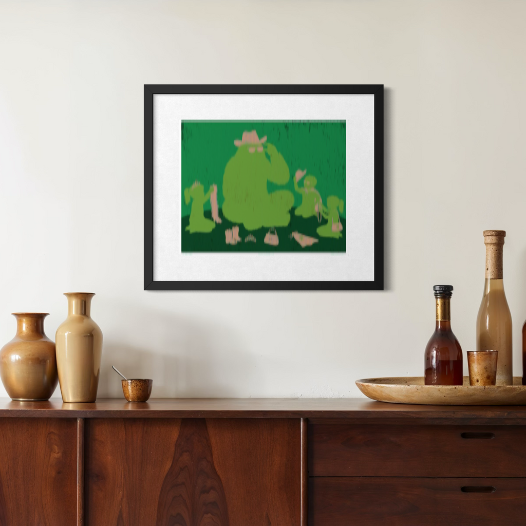 UNLIKELY FRIEND - poster - 3 sizes - FREE SHIPPING 