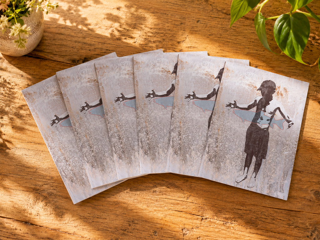 six pack of greeting cards
