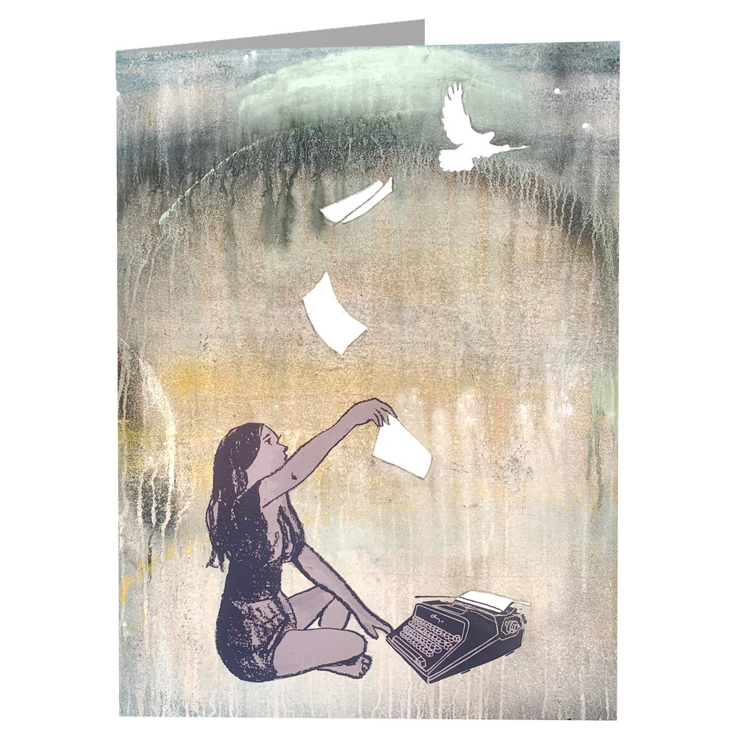 L'IDEE DE LA FILLE - greeting card with envelope - single and multi pack. Free shipping 