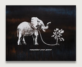 Remember Your Power - #6 of 15 limited edition on wood panel